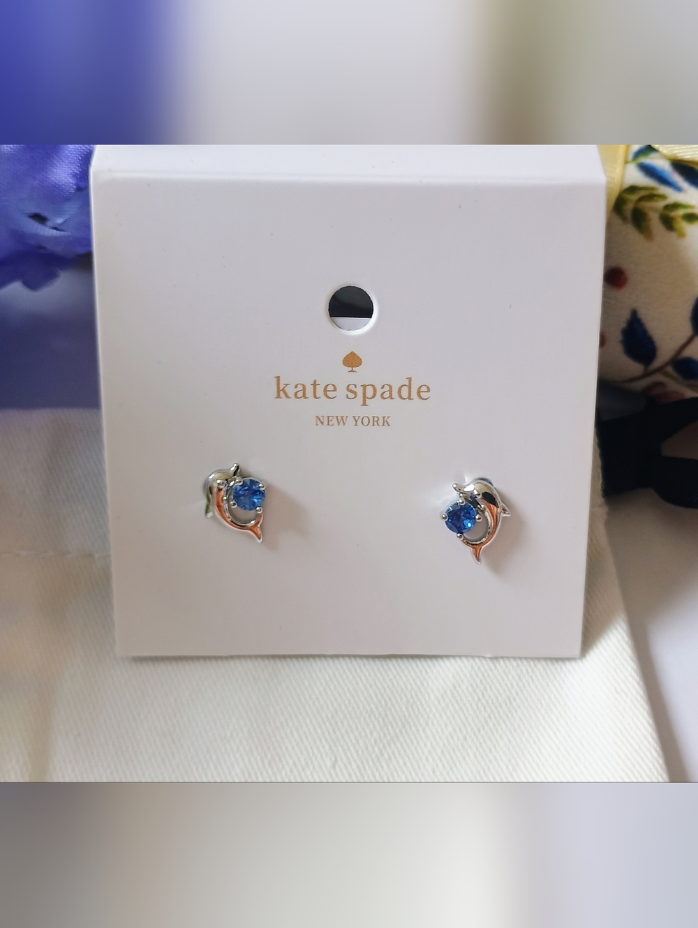 Kate Spade New York Dolphin 🐬 Blue Stone